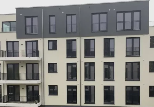 Gebäudeansicht eines Projektes, dass sich die Fenster von DP hat einbauen lassen